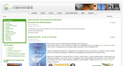 Desktop Screenshot of colfontaine.be